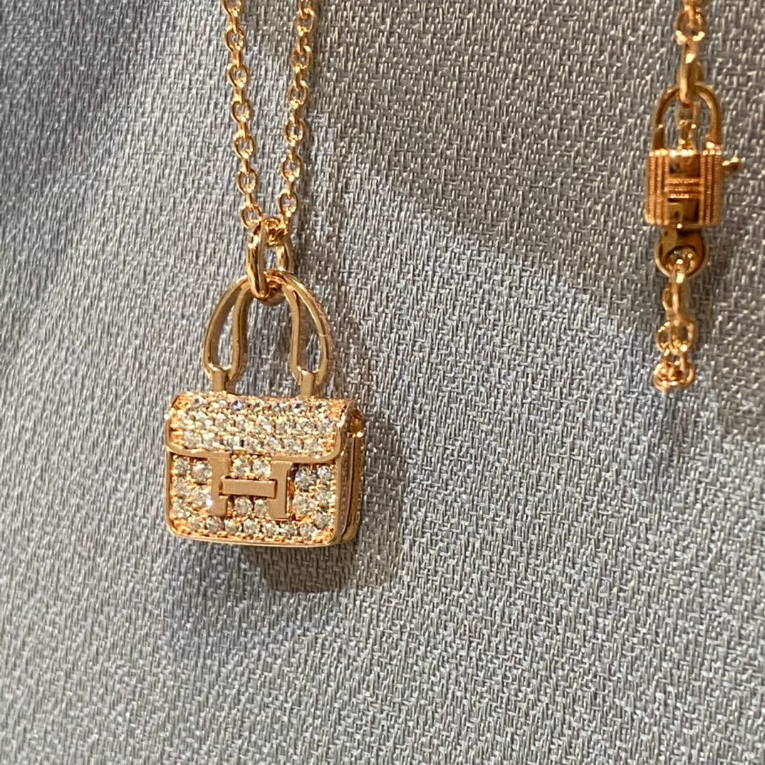 [ELAN LUXE]CONSTANCE PEDANT DIAMOND NECKLACE