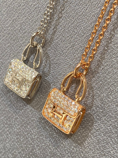[ELAN LUXE]CONSTANCE PEDANT DIAMOND NECKLACE