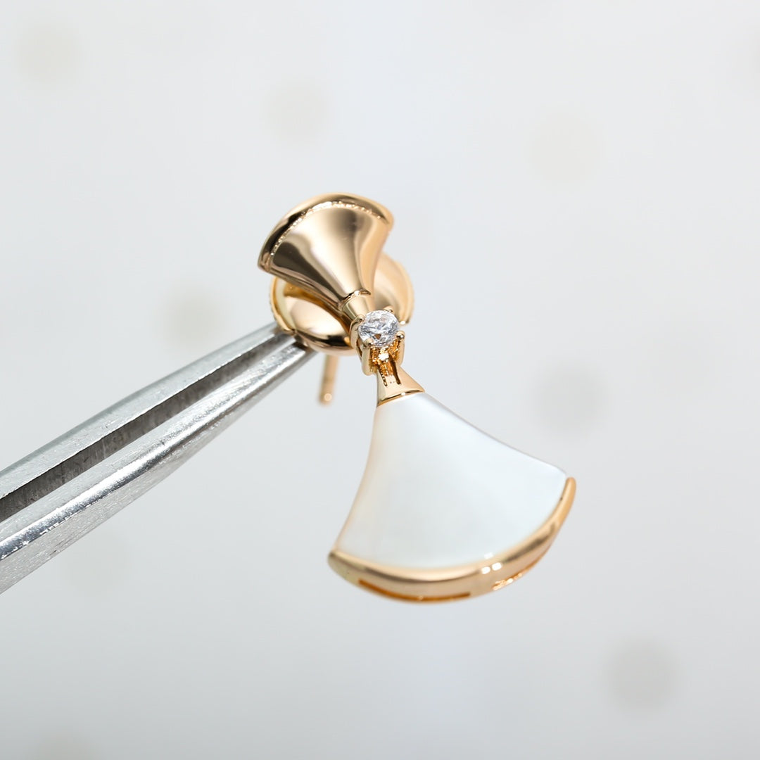 [ELAN LUXE]DREAM MOP PINK GOLD EARRINGS