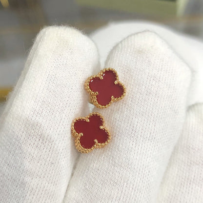 [ELAN LUXE]CLOVER MINI GOLD EARRINGS