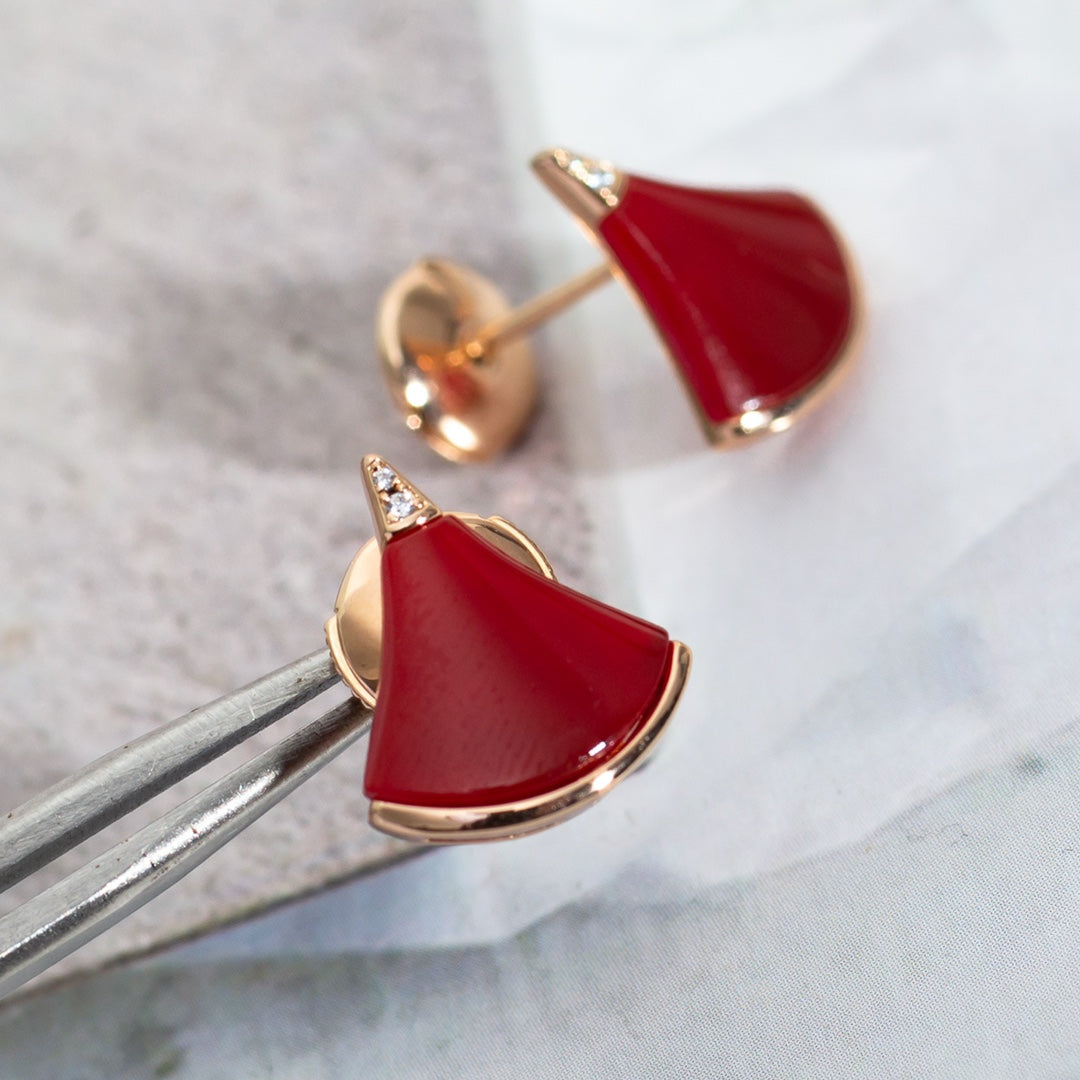 [ELAN LUXE]DIVAS DREAM EARRINGS PINK GOLD