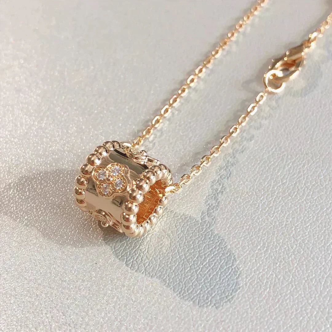 [ELAN LUXE]PERLEE PEDANT NECKLACE GOLD / ROSE GOLD