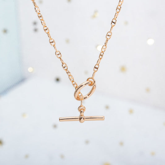 [ELAN LUXE]ECHAPPEE NECKLACE PINK GOLD