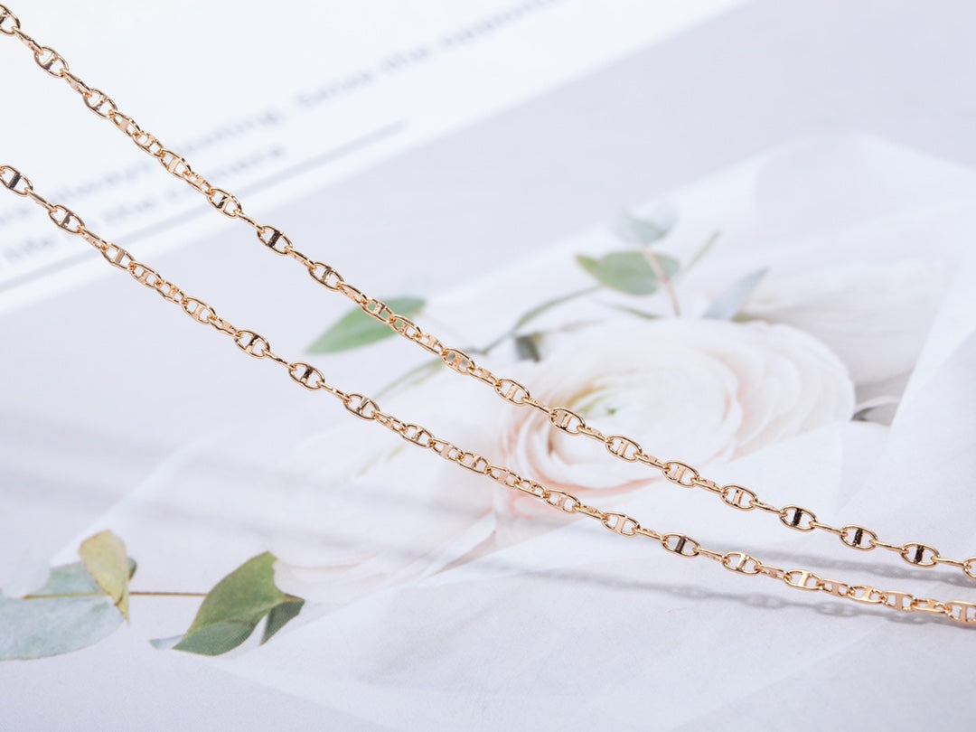 [ELAN LUXE]ECHAPPEE NECKLACE PINK GOLD
