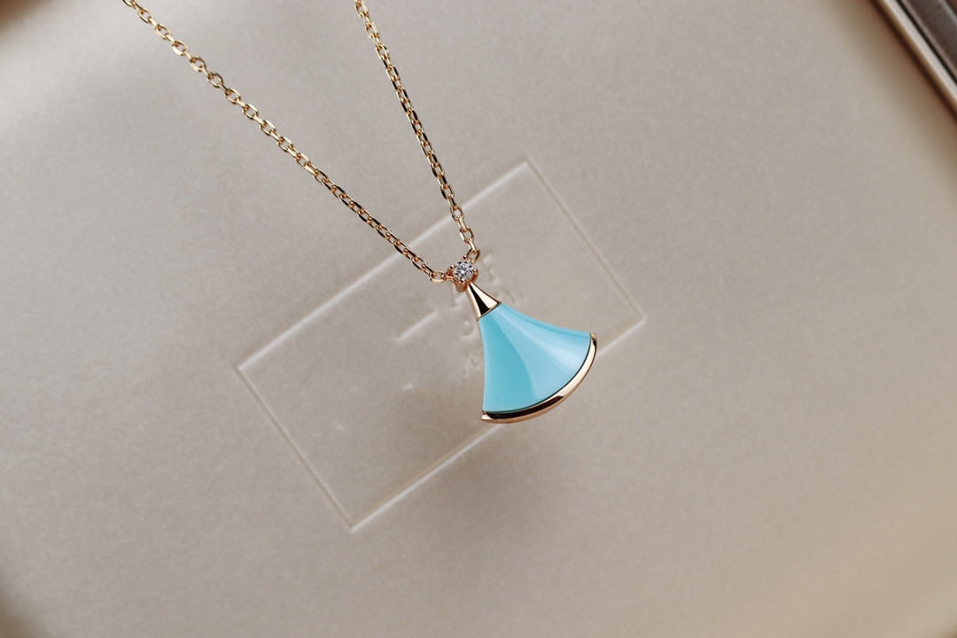 [ELAN LUXE]DREAM NECKLACE TURQUOISE PINK GOLD