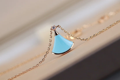 [ELAN LUXE]DREAM NECKLACE TURQUOISE PINK GOLD