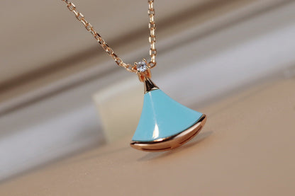 [ELAN LUXE]DREAM NECKLACE TURQUOISE PINK GOLD