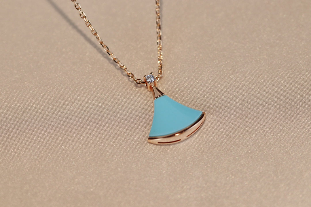 [ELAN LUXE]DREAM NECKLACE TURQUOISE PINK GOLD