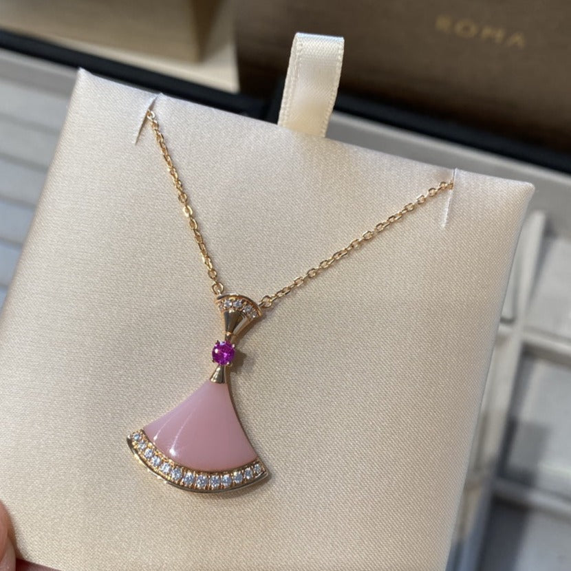 [ELAN LUXE]DREAM NECKLACE PINK OPAL