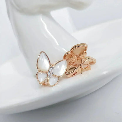 [ELAN LUXE]BUTTERFLY MOP DIAMOND EARRINGS