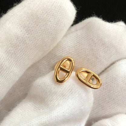 [ELAN LUXE]CHAINE SMALL EARRINGS GOLD AND SILVER