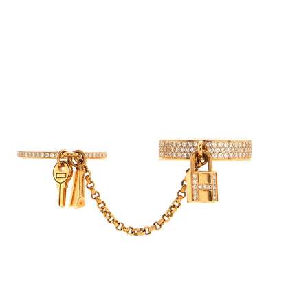 [ELAN LUXE]HM KELLY CLOCHETTE DOUBLE RING IN  WITH DIAMONDS