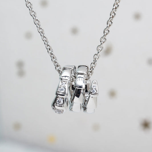 [ELAN LUXE]SERPENTI SILVER NECKLACE DIAMOND