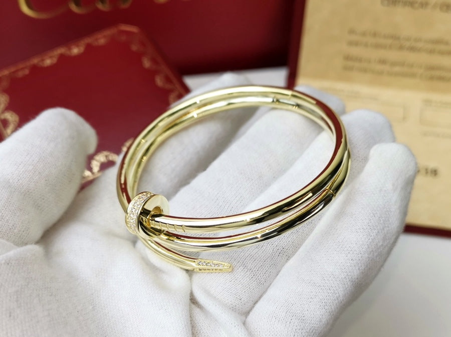 [ELAN LUXE]JUSTE BRACELET 3.5MM DOUBLE ROW DIAMOND
