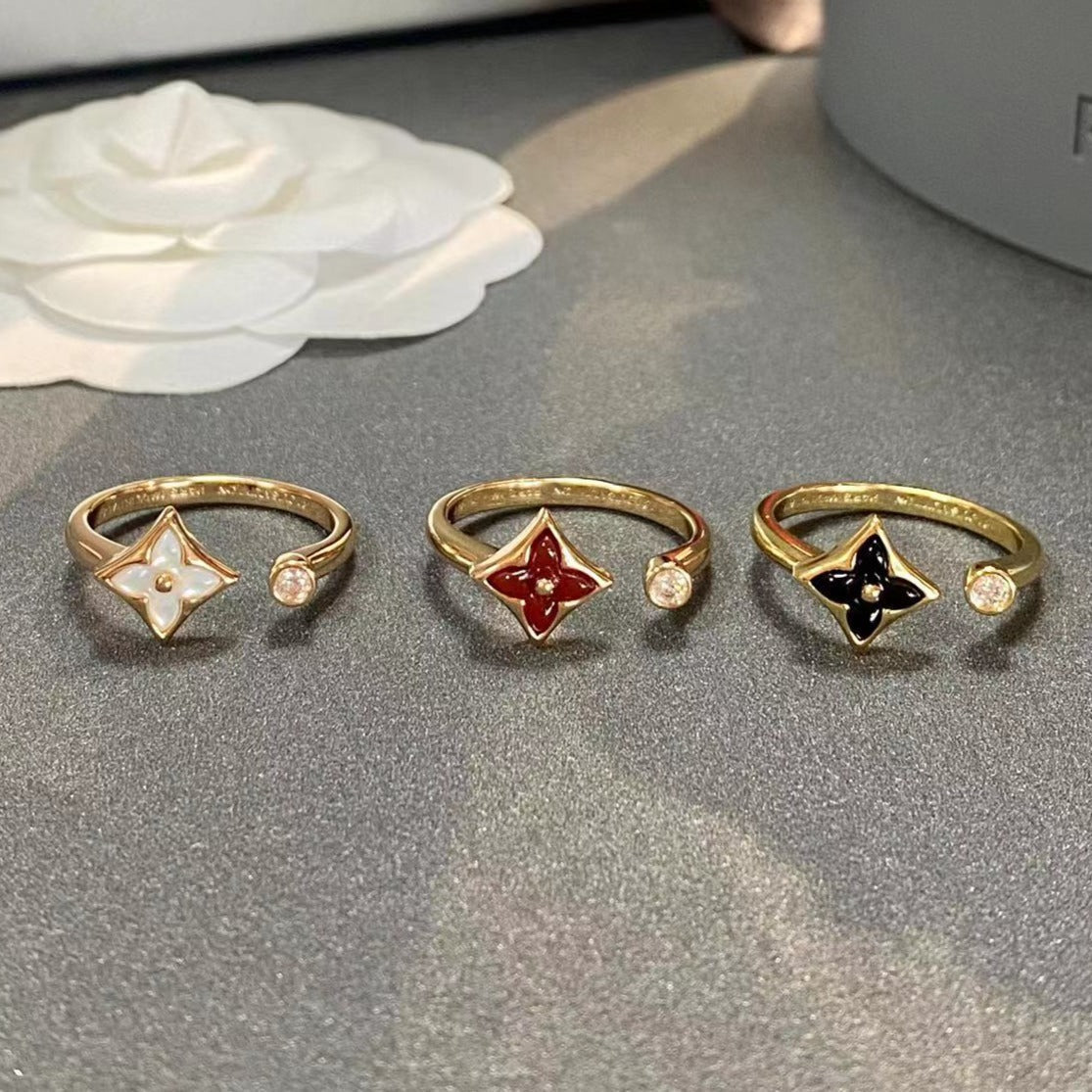 [ELAN LUXE]STAR 1 DIAMOND OPEN RING