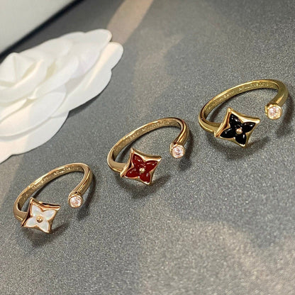 [ELAN LUXE]STAR 1 DIAMOND OPEN RING