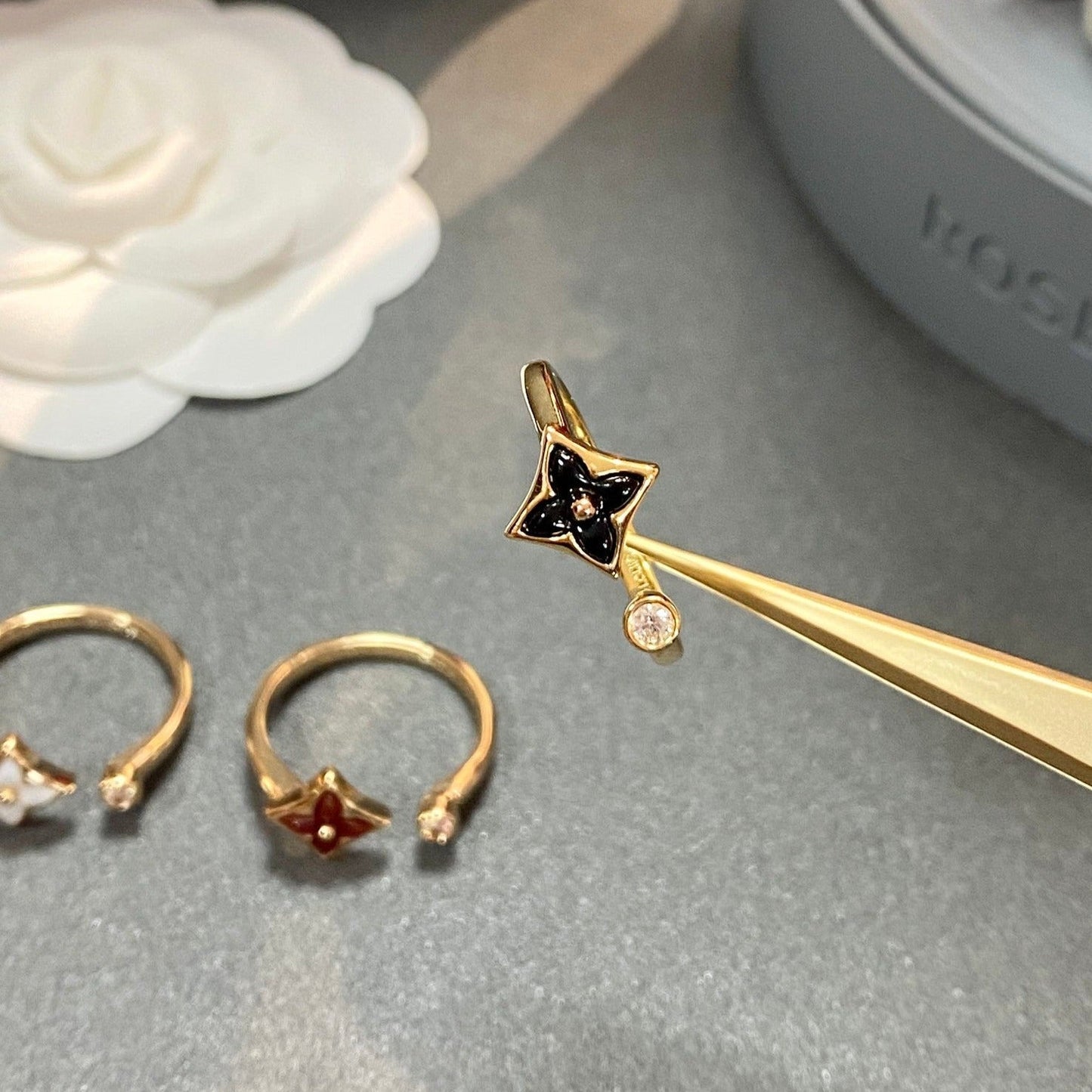 [ELAN LUXE]STAR 1 DIAMOND OPEN RING