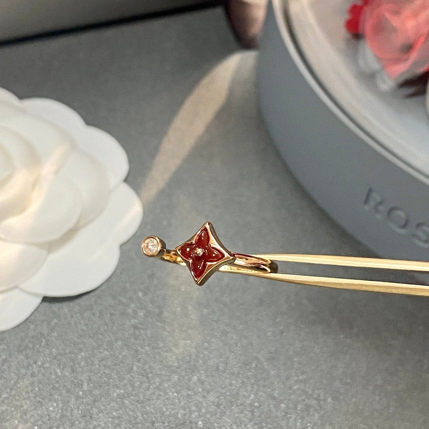 [ELAN LUXE]STAR 1 DIAMOND OPEN RING