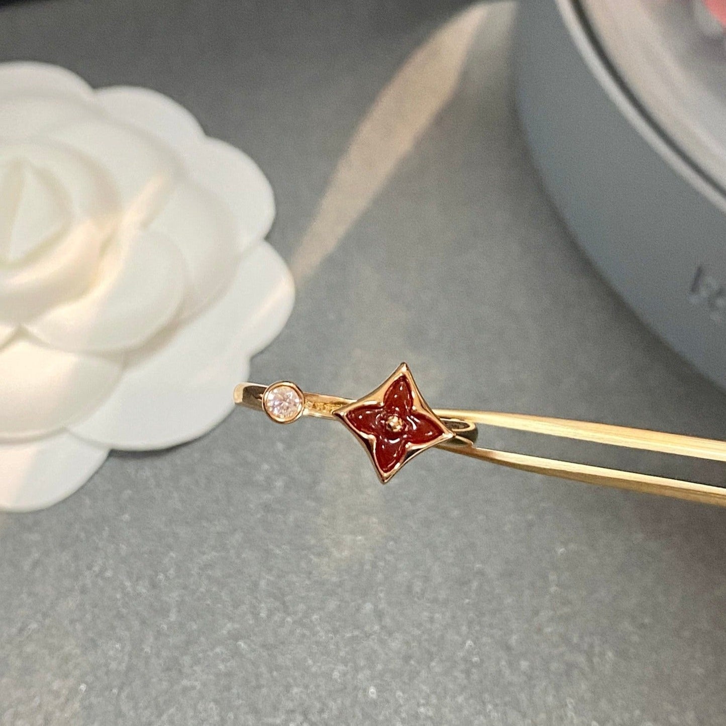 [ELAN LUXE]STAR 1 DIAMOND OPEN RING