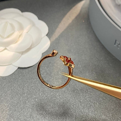[ELAN LUXE]STAR 1 DIAMOND OPEN RING