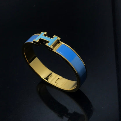 [ELAN LUXE]H BRACELET BLUE RAINBOW CERAMIC