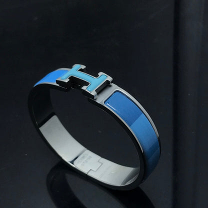 [ELAN LUXE]H BRACELET BLUE RAINBOW CERAMIC