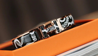 [ELAN LUXE]H TARTAN BRACELET 12MM