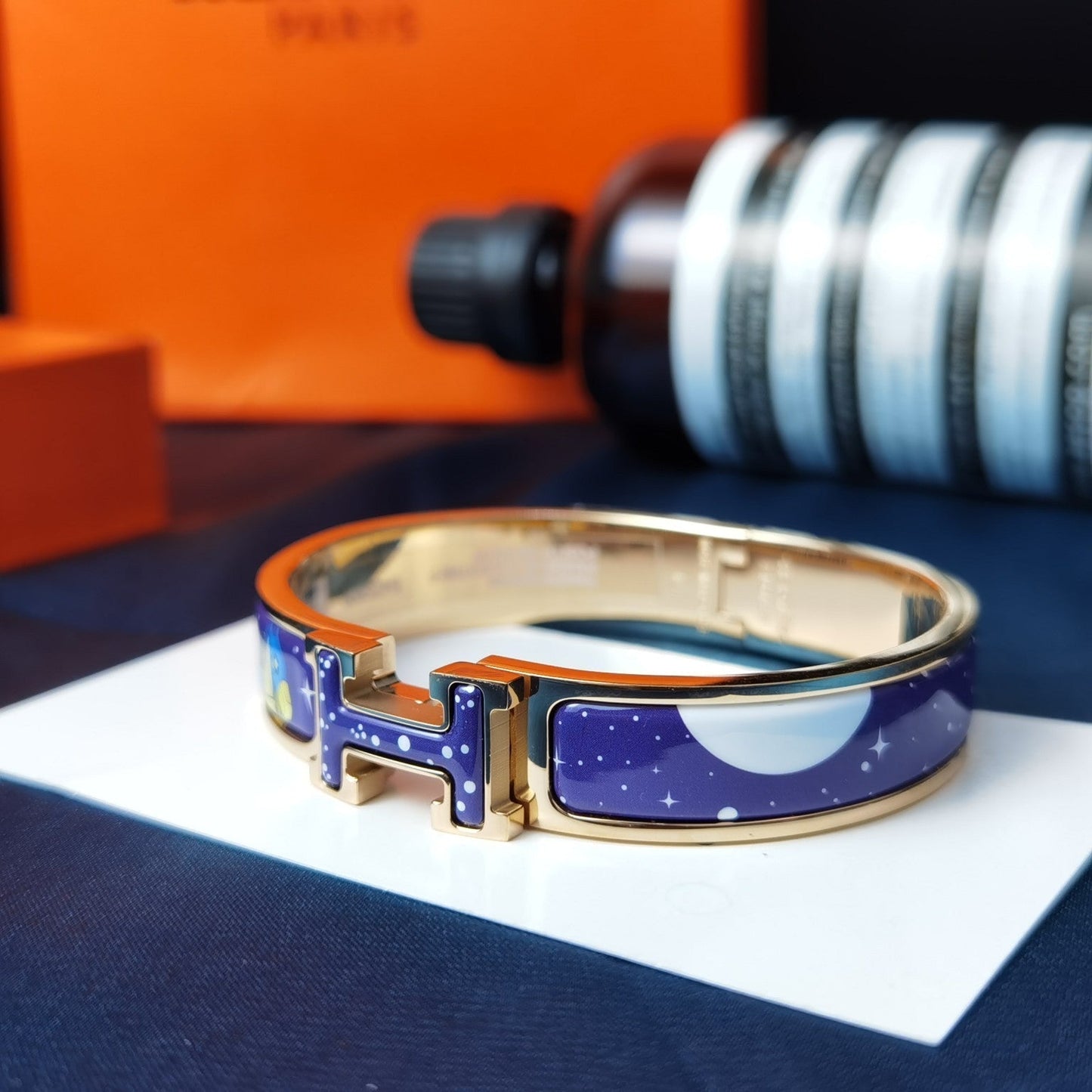 [ELAN LUXE]H STAR AND MOON BRACELET 12MM