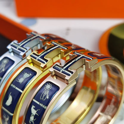 [ELAN LUXE]H COUVERTURES DARK BLUE BRACELET