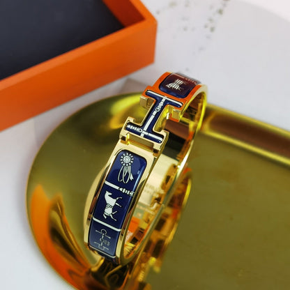 [ELAN LUXE]H COUVERTURES DARK BLUE BRACELET