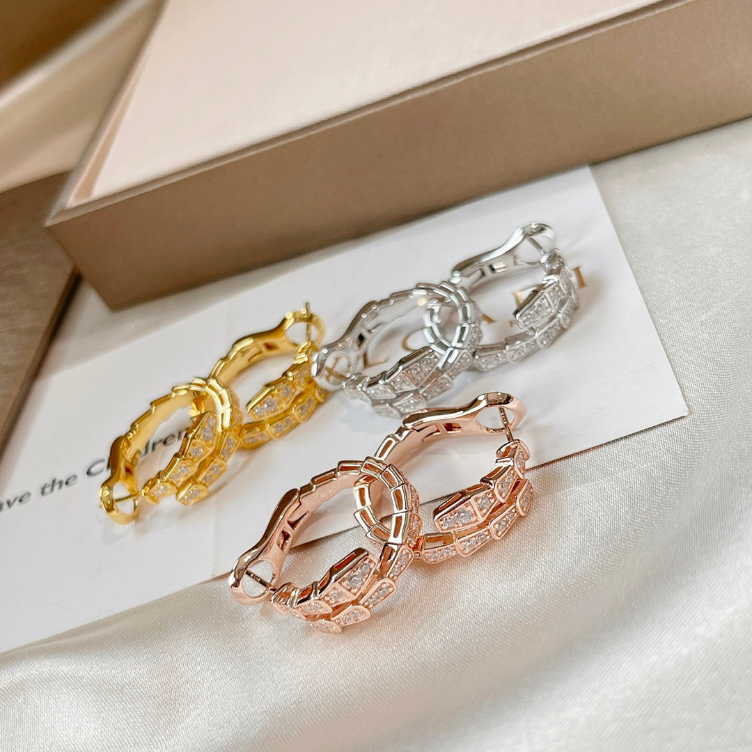 [ELAN LUXE]SERPENTI EARRINGS DIAMOND