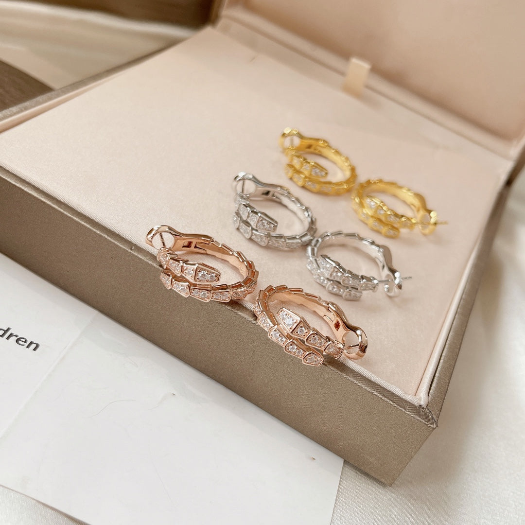 [ELAN LUXE]SERPENTI EARRINGS DIAMOND