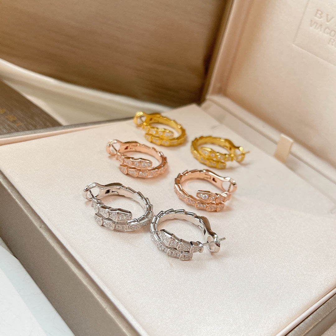 [ELAN LUXE]SERPENTI EARRINGS DIAMOND
