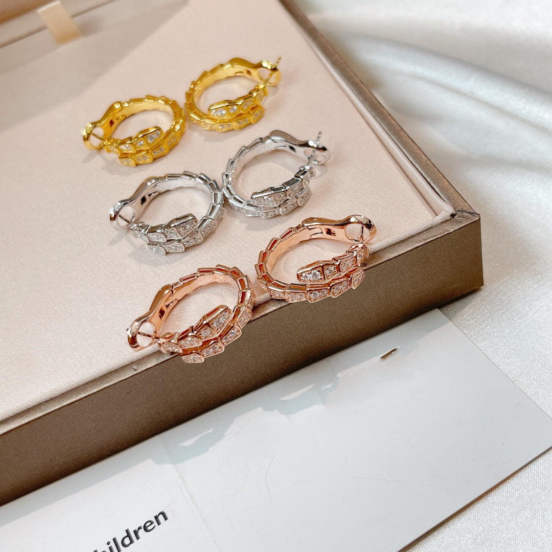 [ELAN LUXE]SERPENTI EARRINGS DIAMOND