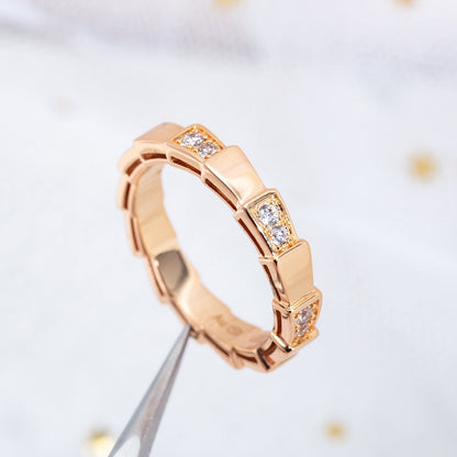 [ELAN LUXE]SERPENTI RING PINK GOLD  3MM