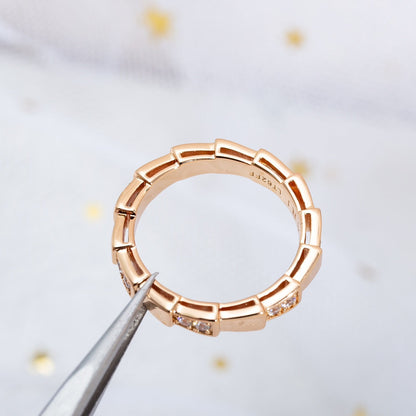 [ELAN LUXE]SERPENTI RING PINK GOLD  3MM