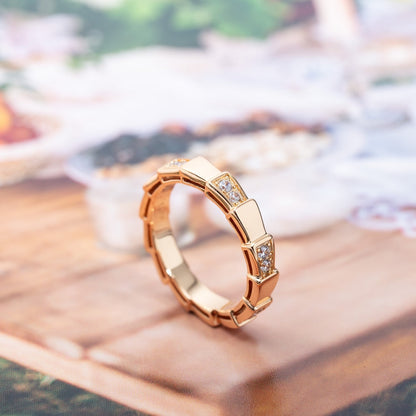 [ELAN LUXE]SERPENTI RING PINK GOLD  3MM