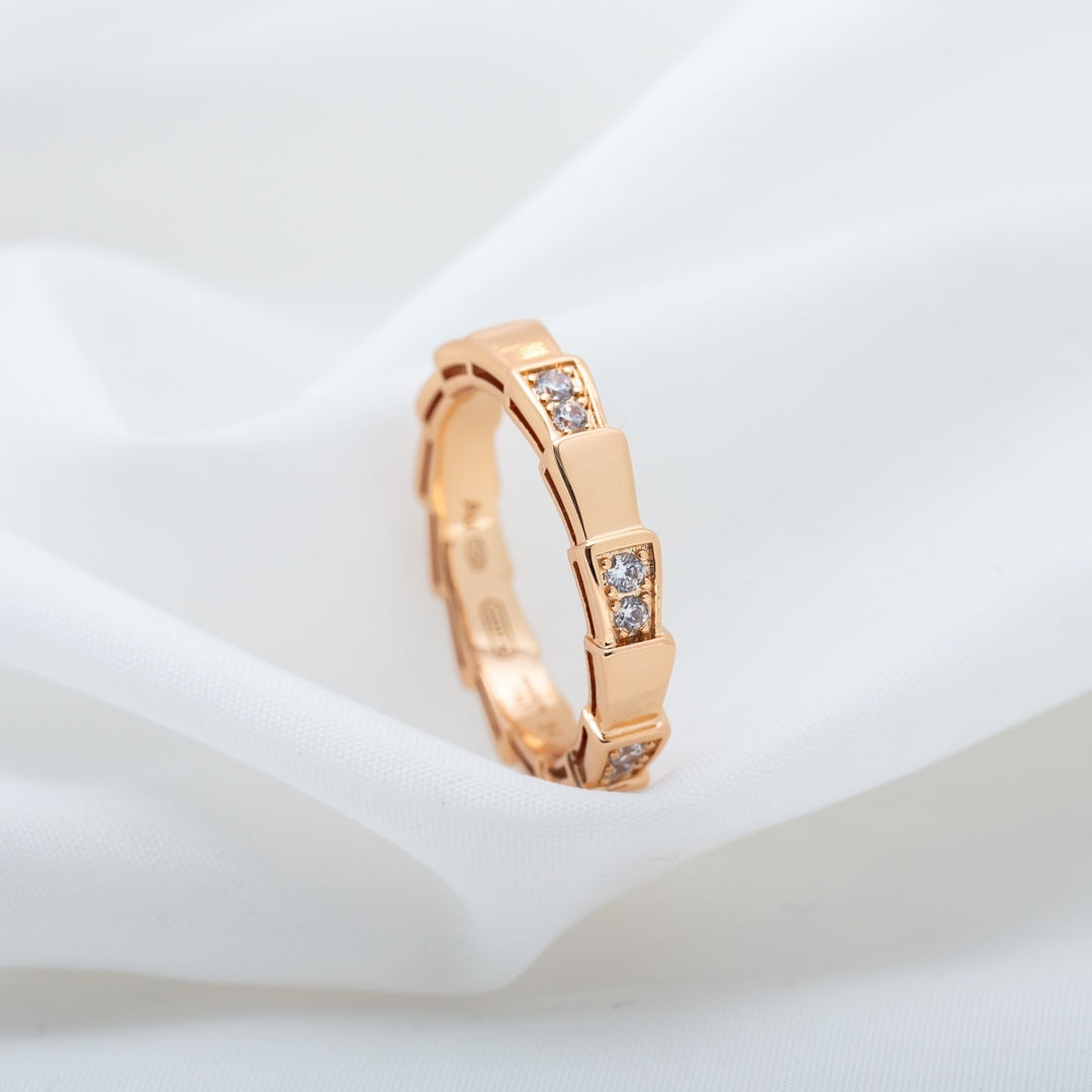 [ELAN LUXE]SERPENTI RING PINK GOLD  3MM