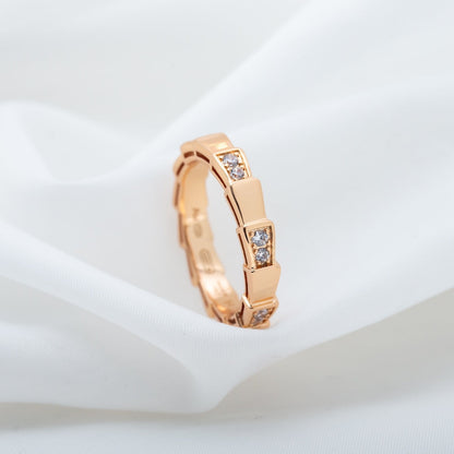 [ELAN LUXE]SERPENTI RING PINK GOLD  3MM