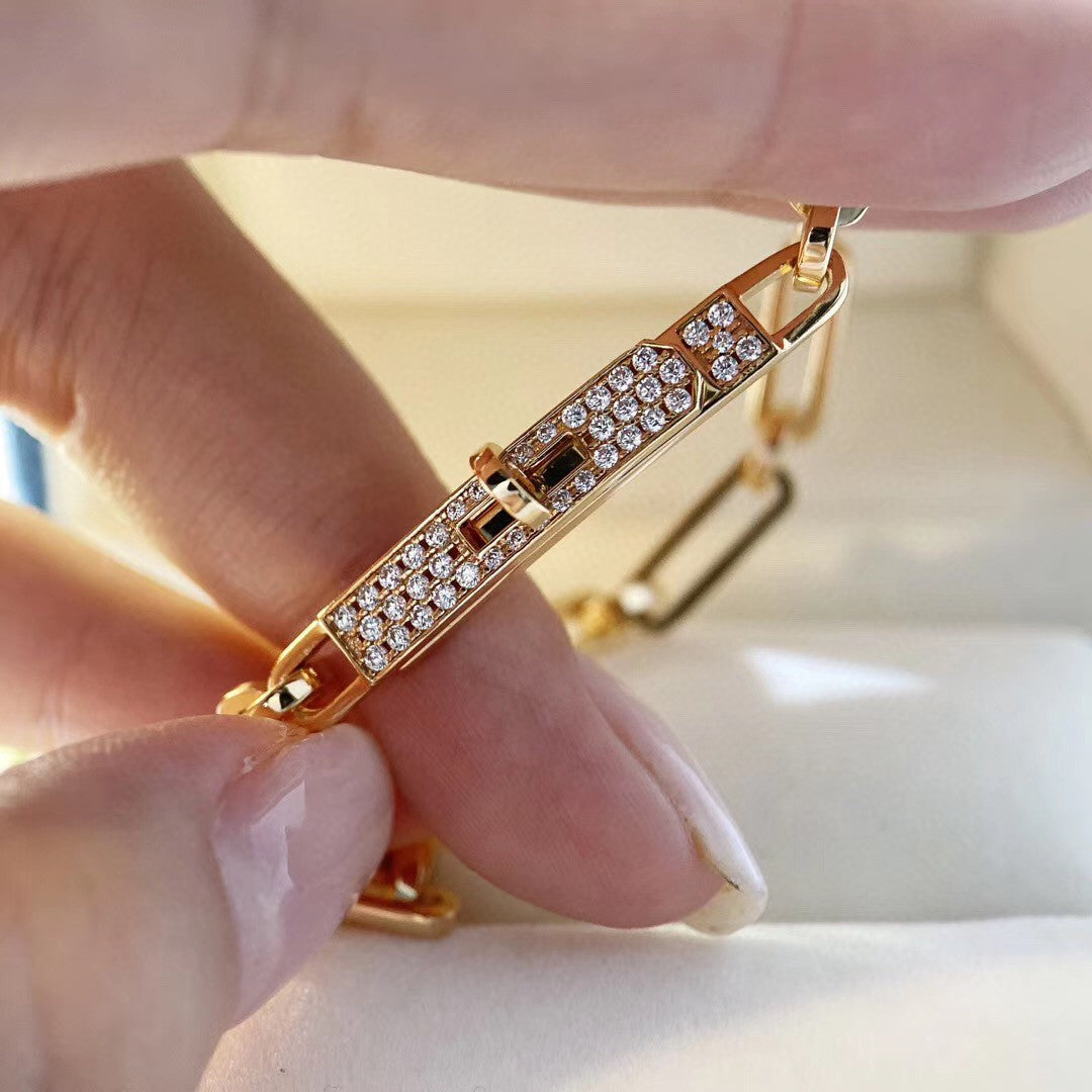 [ELAN LUXE]CHAINE BRACELET SMALL MODEL DIAMOND