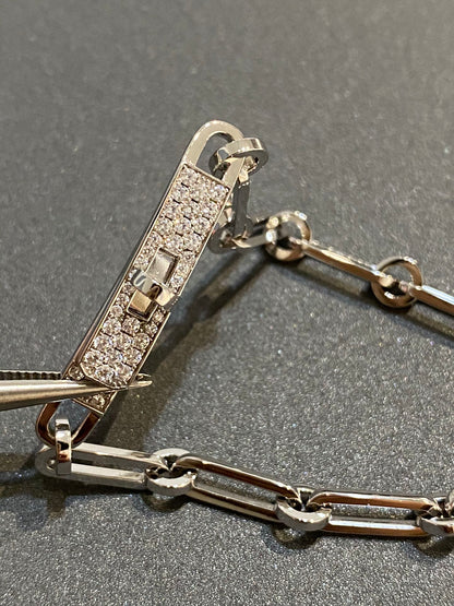[ELAN LUXE]CHAINE BRACELET SMALL MODEL DIAMOND