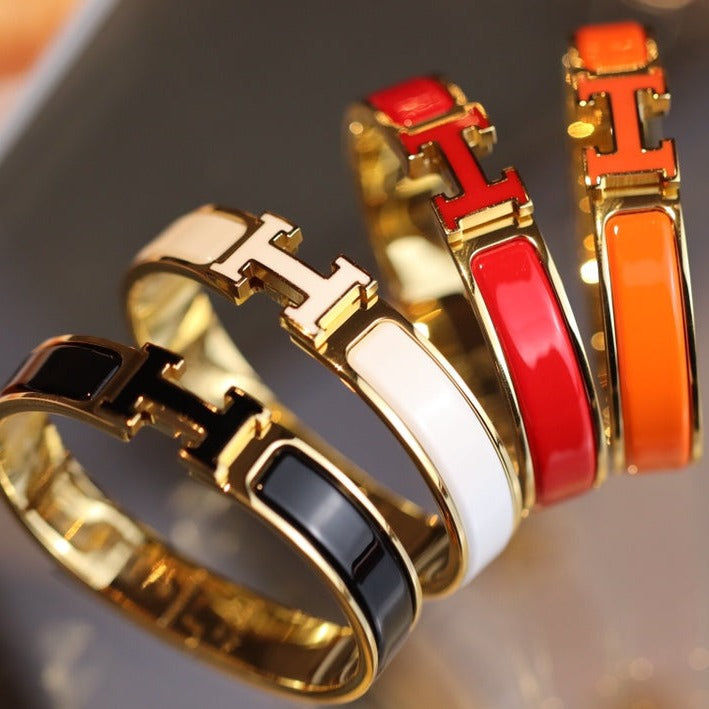 [ELAN LUXE]H BRACELET 12MM GOLD