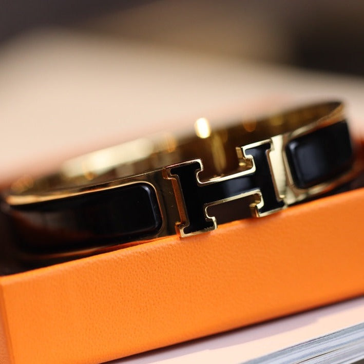 [ELAN LUXE]H BRACELET 12MM GOLD