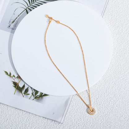 [ELAN LUXE]GARI NECKLACE PINK GOLD DIAMOND