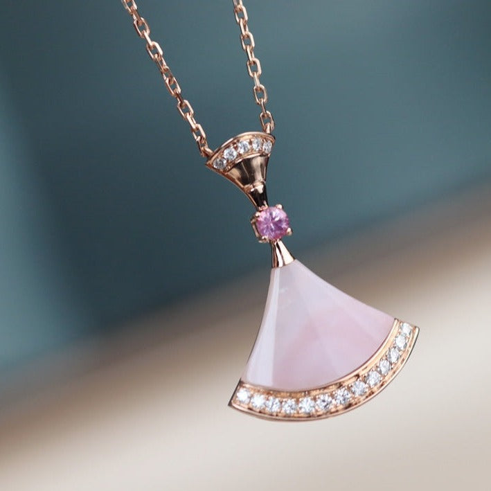 [ELAN LUXE]DREAM NECKLACE PINK MOP DIAMOND