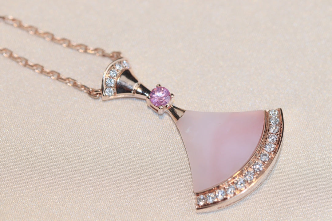 [ELAN LUXE]DREAM NECKLACE PINK MOP DIAMOND