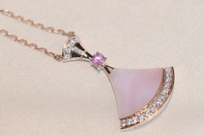 [ELAN LUXE]DREAM NECKLACE PINK MOP DIAMOND
