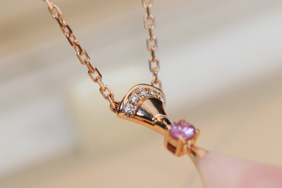 [ELAN LUXE]DREAM NECKLACE PINK MOP DIAMOND
