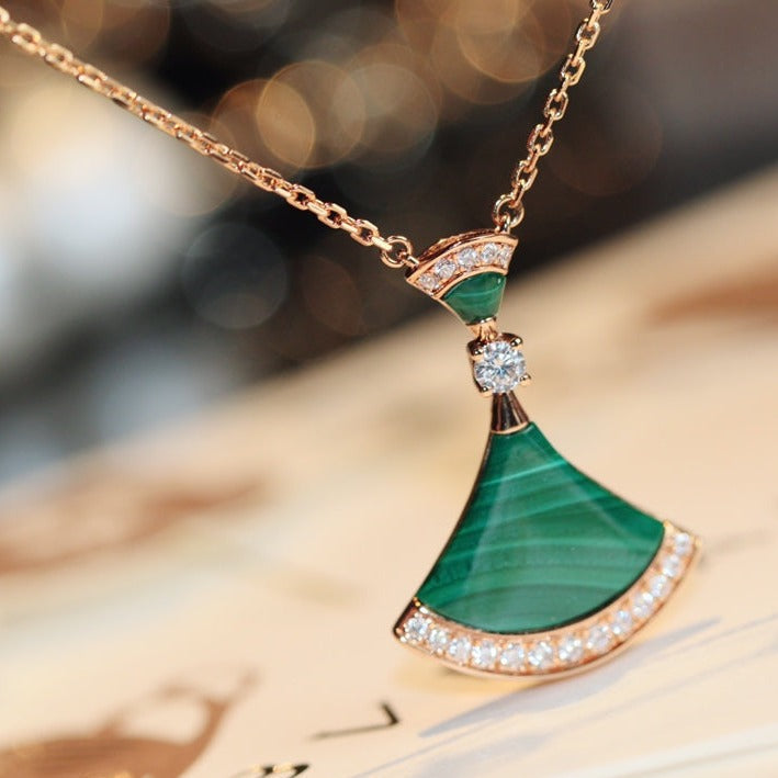 [ELAN LUXE]DREAM NECKLACE MALACHITE DIAMOND