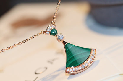 [ELAN LUXE]DREAM NECKLACE MALACHITE DIAMOND